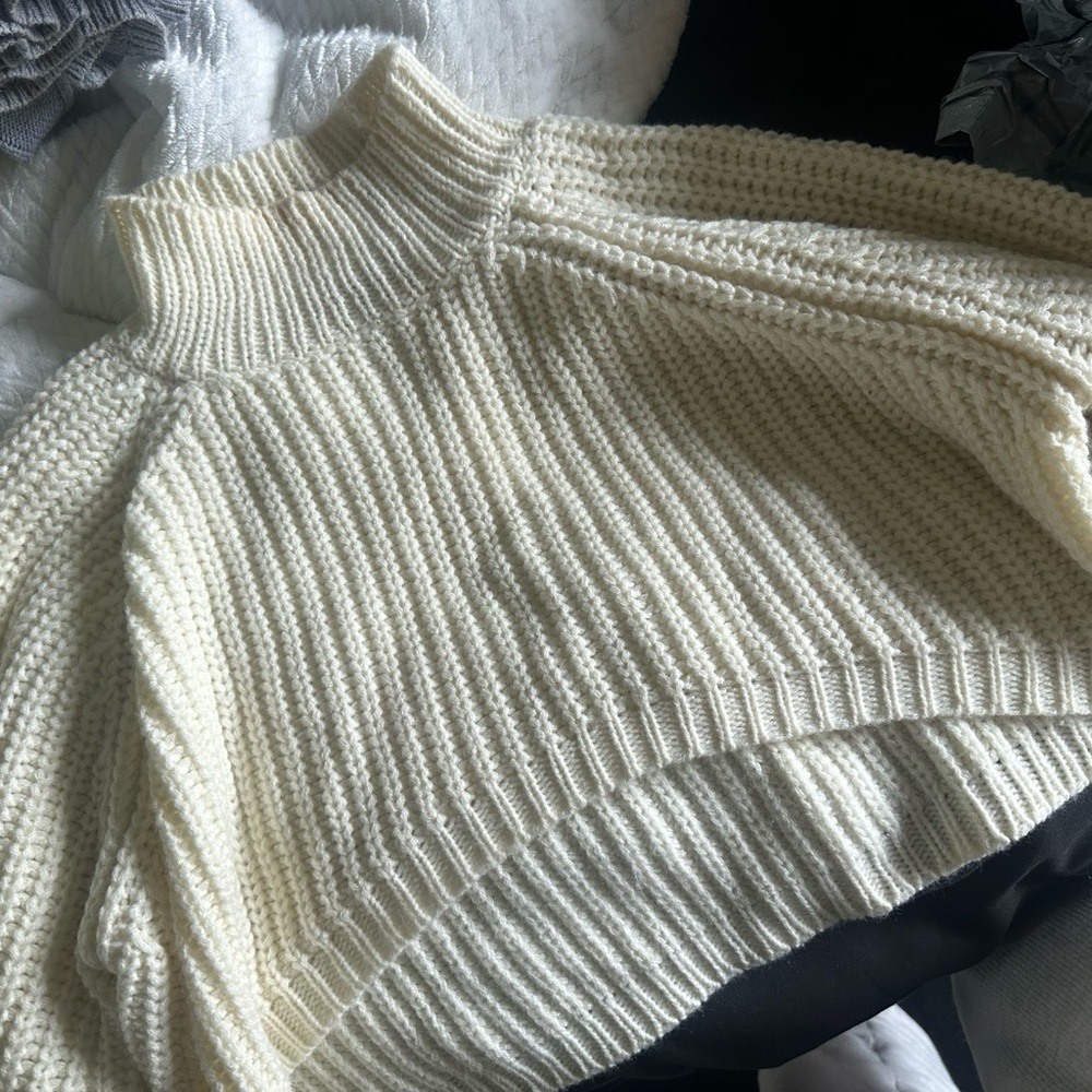 Cozy Cream Turtleneck Sweater
